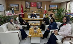 İskilipli kadın heyetinden Duran Bıyık’a hayırlı olsun ziyareti