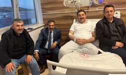 Remzi Torun’dan Mehmet İpek’e geçmiş olsun ziyaret