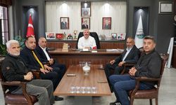 Esnaf odası başkanlarından Başkan Ahmet Gelgör’e ziyaret