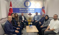 Ahmet Saatci'ye ziyaret: Hayırlı olsun dileklerini ilettiler