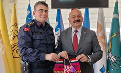 Albay Ayvaz’dan Başkan İsbir’e nezaket ziyareti