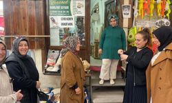 AK Kadınlar İskilip’te esnaf ziyareti gerçekleştirdi