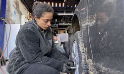 Kadınlar yapamaz diyenlere cevap: Elanur hem futbolcu hem sanayi ustası!