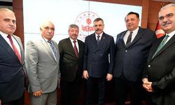 Laçin heyetinden Bakan Çiftçi’ye ziyaret