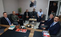 Başkan Muhsin Dere’den Kamu-Sen ve sendikalara ziyaret