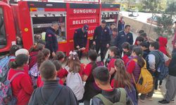 İtfaiye ekiplerinden öğrencilere eğitim