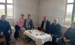 Kaymakam Mustafa Düzgün’den şehit ailesine anlamlı ziyaret
