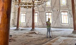 İskilip Ulu Camii’nde restorasyon çalışmaları sürüyor