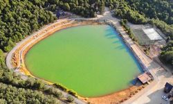 Laçin Yeşil Göl’de yağmur sonrası manzaralar büyüledi