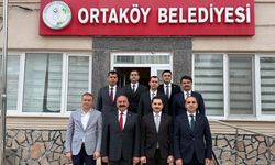 Kaymakamlardan Ortaköy Belediyesi’ne ziyaret