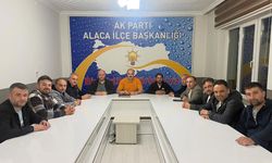 AK Parti Alaca İlçe Yönetimi toplandı