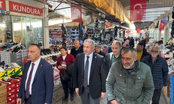 CHP heyeti Ayakkabıcılar Arastası’nda esnafla buluştu