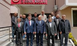 Ortaköy heyetinden Meclis Başkanı Bıyık’a hayırlı olsun ziyareti