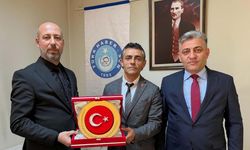 Avcu ve beraberindeki heyetten Türk Haber-Sen’e ziyaret