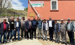 Kazıklıkaya Köyü’nde şükür duasına katıldılar