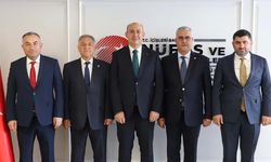 Yusuf Ahlatcı’dan Mehmet Levent Kepçeli’ye ziyaret