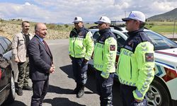 Vali Ali Çalgan’dan jandarma trafik ekibine ziyaret