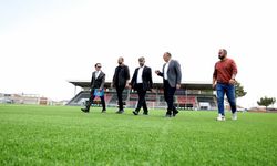 Alaca Stadı yenilendi: Başkan Arslan’dan inceleme
