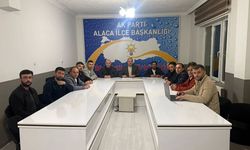 Alaca'da AK Parti'den yönetim kurulu toplantısı