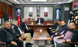 Başkan Ahmet Gelgör’e ziyaretçi akını
