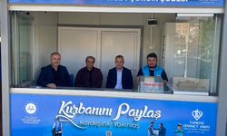 Müftü Yıldırım vekaletle kurban bağış standını ziyaret etti
