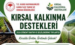 Kargı’da kırsal kalkınma destekleri anlatılacak
