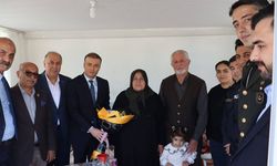 Alaca’da şehit ailelerine Anneler Günü ziyareti