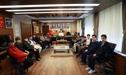 Alaca Belediyespor U-13 takımından Başkan Arslan’a ziyaret