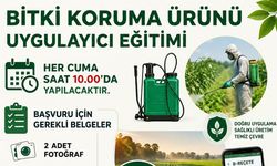 Çorum’da bitki koruma ürünü uygulayıcı eğitimleri sürüyor