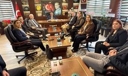 Hazır Elbiseciler Odası’ndan Gür’e hayırlı olsun ziyareti