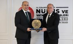 Başkan Arslan’dan Nüfus ve Vatandaşlık İşleri Genel Müdürü Kepçeli’ye ziyaret
