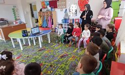 Anaokulu öğrencilerine el hijyeni eğitimi verildi