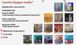 “Sanat Okulda” projesi bu hafta Mimar Sinan Ortaokulu’nda
