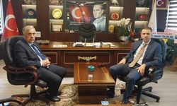 Başsavcı Bektaş’tan ÇESOB Başkanı Gür’e ziyaret