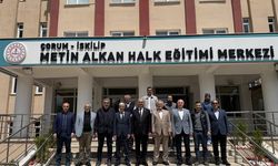 Ahlatcı İskilip Halk Eğitim Merkezi’ni ziyaret etti