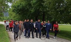 Kargı’da öğrenciler 19 Mayıs için doğa yürüyüşünde buluştu