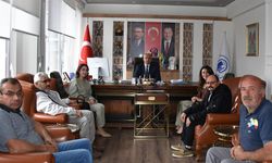 Emekli personellerden Başkan Çizikci’ye teşekkür ziyareti