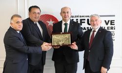 Çorum heyetinden Mehmet Levent Kepçeli’ye ziyaret