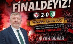Osmancık Belediye Başkanı Gelgör’den Çorum FK’ya final tebriği