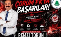 Remzi Torun’dan Çorum FK’ya destek mesajı