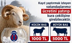 Bayat Belediyesi’nde kurban kesimi için kura çekilişi yapılacak