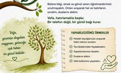 Çorum’da öğrencilerden öğretmenlerine anlamlı vefa örneği
