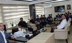 U13 İl İkincisi İskilipgücü’nden Kaymakam Polat’a ziyaret