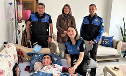 Emniyetten özel birey Salih Efe Bayburtlu’ya ziyaret