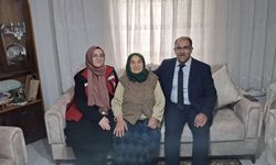Şehit annesine bayram öncesi anlamlı ziyaret
