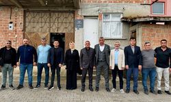 AK Parti heyeti Pınarcık köyünde yağmur duasına katıldı