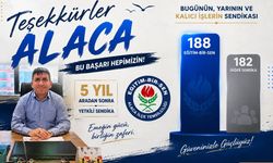 Eğitim-Bir-Sen Alaca’da yeniden yetkili sendika