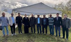 Akyazı Köyü'nde yağmur ve şükür duasına katıldılar