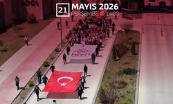 Hitit Üniversitesi’nden şehitlere saygı yürüyüşü