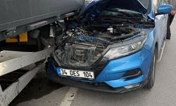 Osmancık’ta otomobil TIR’a çarptı: Yaralılar var